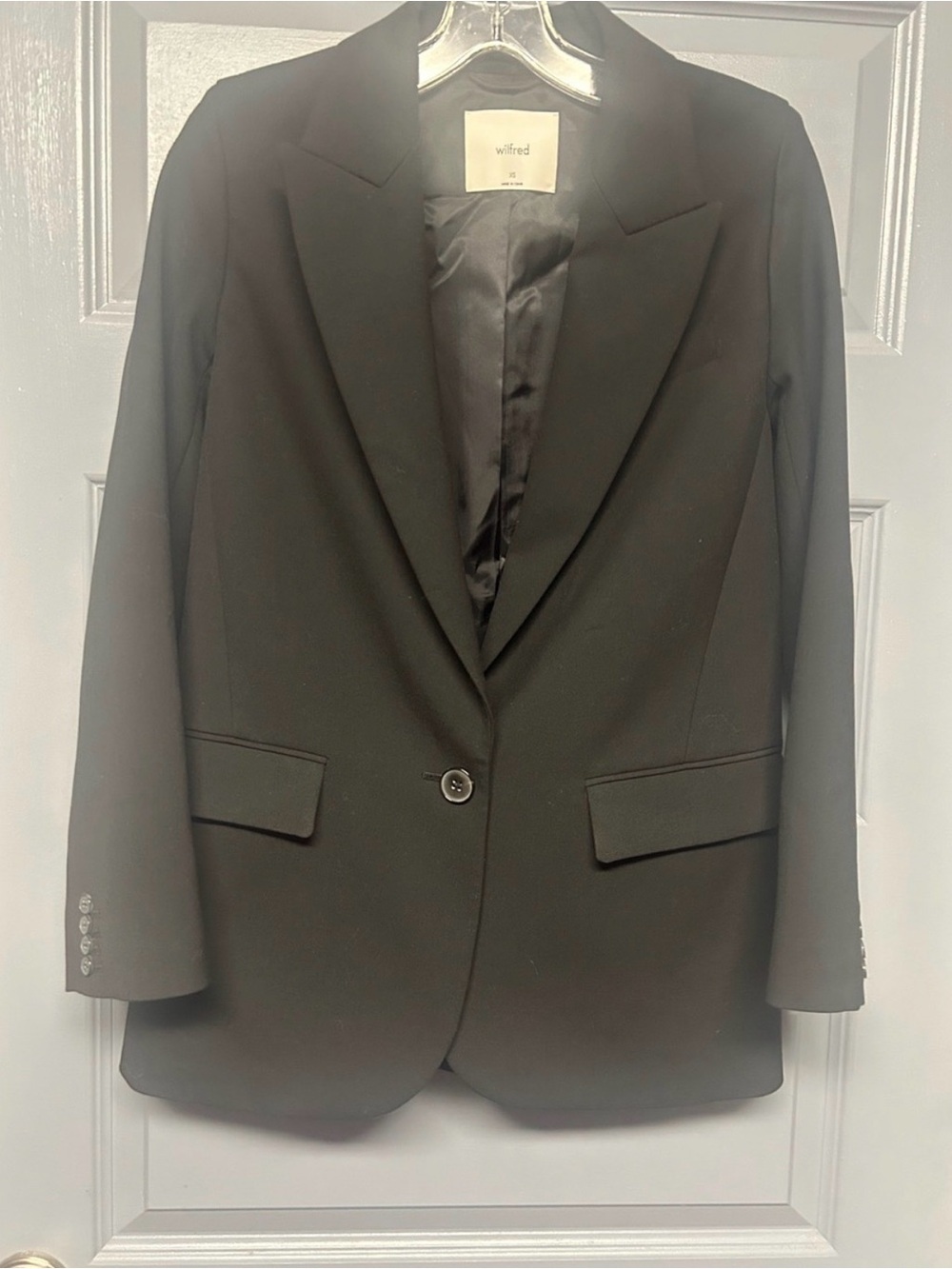 Wilfred by Aritzia Flores Single-Breasted Blazer XS
